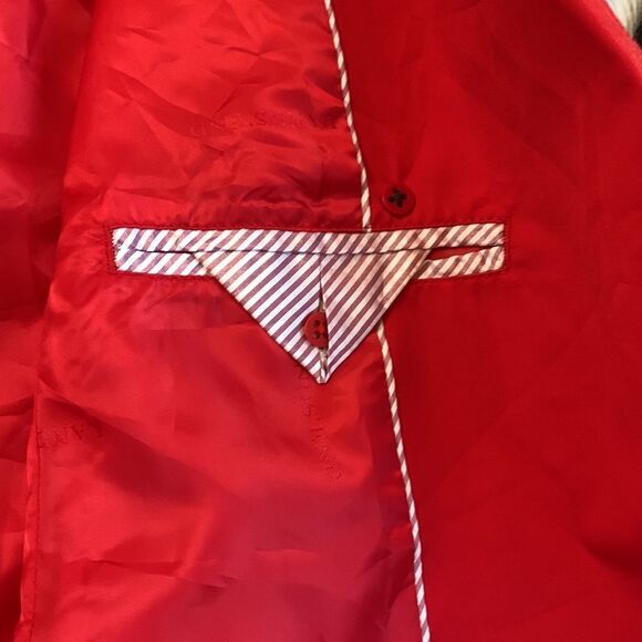 LANDS’ END double breasted jacket 4 exterior pockets 1 interior lined women’s M - Picture 5 of 11